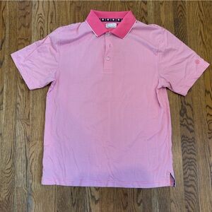Ben Hogan Pink Polo with Navy Accents